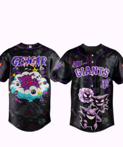 San Francisco Giants x Pokemon Gengar 2026 Baseball Jersey Version 1