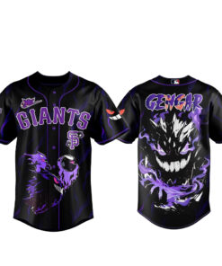 San Francisco Giants x Pokemon Gengar 2026 Baseball Jersey Version 2