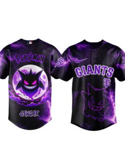San Francisco Giants x Pokemon Gengar 2026 Baseball Jersey Version 3