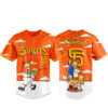 San Francisco Giants x The Simpsons 2026 Major Gameday Baseball Jersey 3 San Francisco Giants x The Simpsons 2026 Major Gameday Baseball Jersey