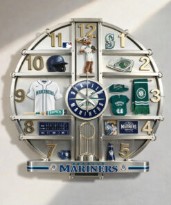Seattle Mariners Home Decorative 3D Wall Clock