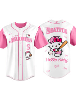 Seattle Mariners x Hello Kitty 2026 Pink Baseball Jersey