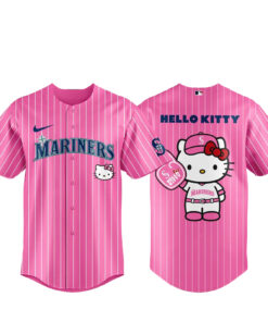 Seattle Mariners x Hello Kitty 2026 Pink Baseball Jersey