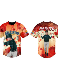 Seattle Mariners x Naruto Shippuden Anime Night 2026 Baseball Jersey
