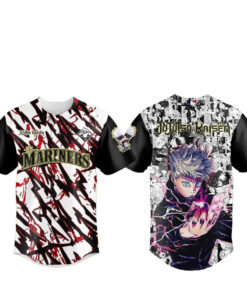 Seattle Mariners x Satoru Gojo Baseball Jersey