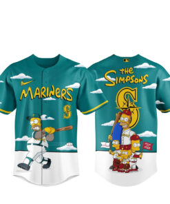 Seattle Mariners x The Simpsons 2026 Major Gameday Baseball Jersey