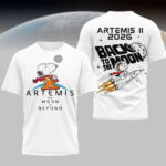Snoopy x Artemis II 2026 Back To The Moon T-Shirt