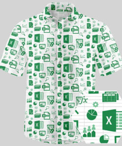 Spreadsheet Chic 2026 Hawaiian Shirt Version 1