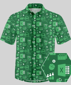 Spreadsheet Chic 2026 Hawaiian Shirt Version 2