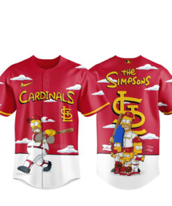 St. Louis Cardinals x The Simpsons 2026 Major Gameday Baseball Jersey