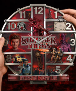 Stranger Things Home Decor 3D Wall Clock