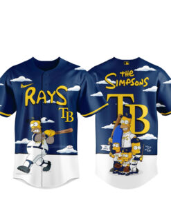 Tampa Bay Rays x The Simpsons 2026 Major Gameday Baseball Jersey