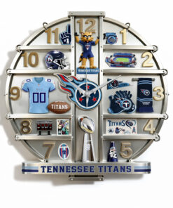 Tennessee Titans Home Decorative 3D Wall Clock