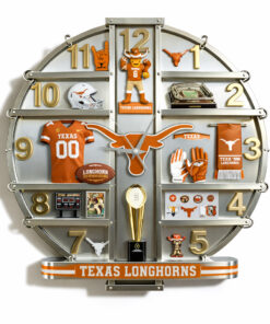 Texas Longhorns Home Decorative 3D Wall Clock