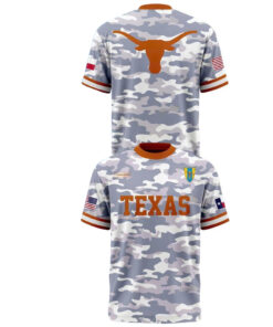 Texas Longhorns Military Appreciation 2026 Night Camo Shirt