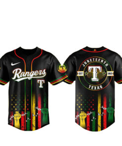 Texas Rangers Juneteenth Day 2026 Celebration Baseball Jersey