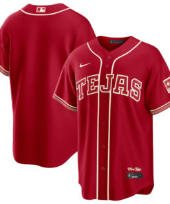 Texas Rangers Red 2026 City Connect Stadium Viva Tejas Baseball Jersey