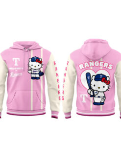 Texas Rangers x Hello Kitty 2026 Pink Hoodie
