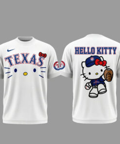 Texas Rangers x Hello Kitty Night 2026 White Shirt