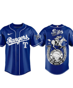 Texas Rangers x Steel Ball Run 2026 Baseball Jersey Version 1
