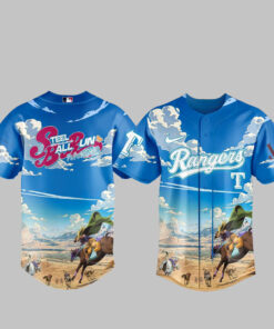 Texas Rangers x Steel Ball Run 2026 Baseball Jersey Version 2