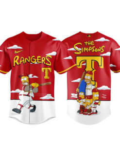 Texas Rangers x The Simpsons 2026 Major Gameday Baseball Jersey