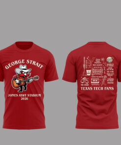 Texas Tech Red Raiders x George Strait 2026 Ocean Front Concert Shirt