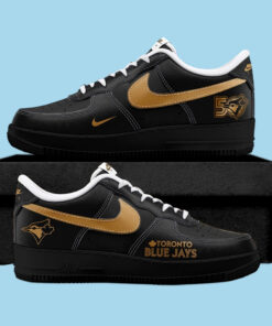 Toronto Blue Jays 50th Season Air Force 1 Shoes Sneakers