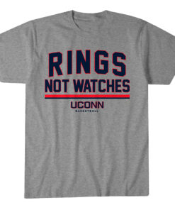 UConn Basketball Rings Not Watches T-Shirt