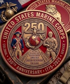 US Marine Corps 250Th Anniversary Challenge Coin