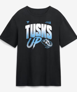 Utah Mammoth Black 2026 Stanley Cup Playoffs Slogan Tusks Up T-Shirt