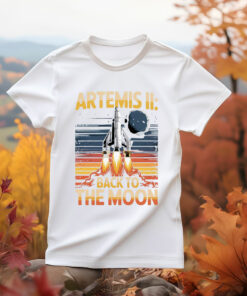 Vintage Artemis II To The Moon Shirt