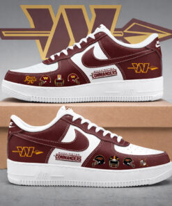 Washington Commanders Season 2026 Air Force 1 Shoes Sneakers