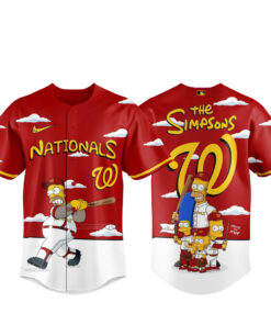 Washington Nationals x The Simpsons 2026 Major Gameday Baseball Jersey