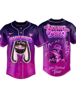 Young Baby Miko Late Checkout Tour 2026 Baseball Jersey