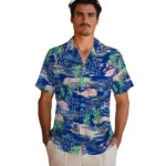 air-force-falcons-hawaiian-shirt-flamingo-retreat-blue-best-selling.webp