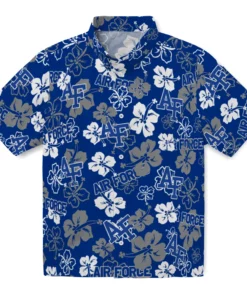 Air Force Falcons Hibiscus Bloom Hawaiian Shirt