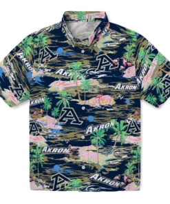Akron Zips Flamingo Retreat 2026 Hawaiian Shirt