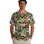 anaheim-ducks-hawaiian-shirt-flamingo-retreat-gold-best-selling.webp
