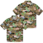 anaheim-ducks-hawaiian-shirt-flamingo-retreat-gold-best-selling.webp