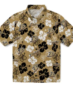 Anaheim Ducks Hibiscus Bloom Hawaiian Shirt
