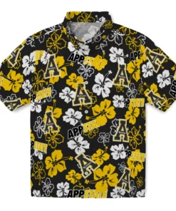 Appalachian State Mountaineers Hibiscus Bloom Hawaiian Shirt
