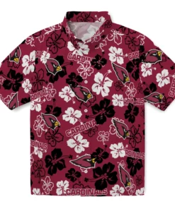 Arizona Cardinals Hibiscus Bloom Hawaiian Shirt