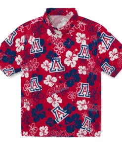 Arizona Wildcats Hibiscus Bloom Hawaiian Shirt