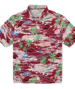 Arkansas Razorbacks Flamingo Retreat 2026 Hawaiian Shirt