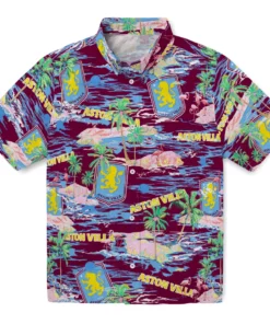 Aston Villa Flamingo Retreat 2026 Hawaiian Shirt