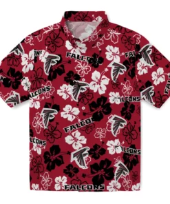 Atlanta Falcons Hibiscus Bloom Hawaiian Shirt