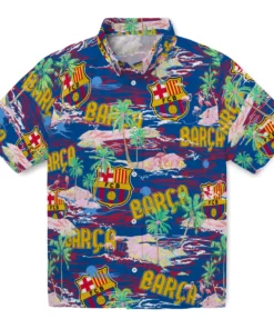 Barcelona Flamingo Retreat 2026 Hawaiian Shirt