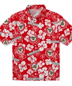 Brentford Hibiscus Bloom Hawaiian Shirt