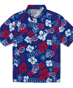 Buffalo Bills Hibiscus Bloom Hawaiian Shirt